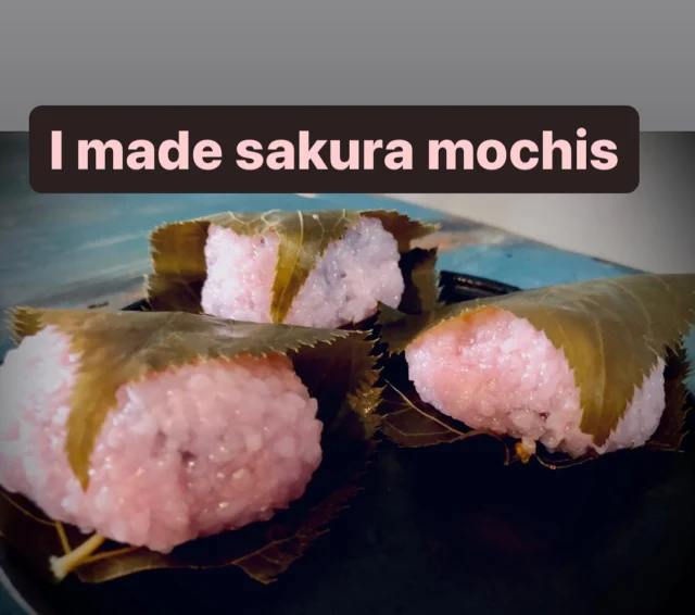 道明寺を作りました🌸